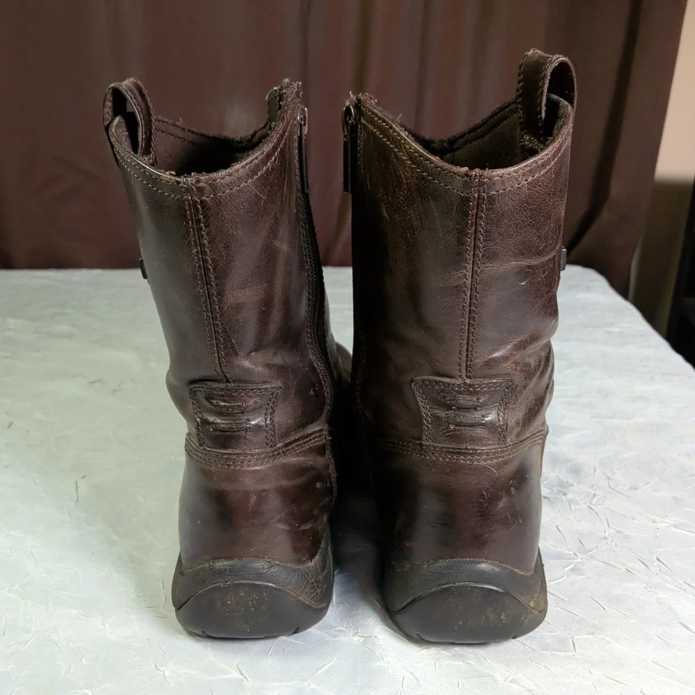Harley-Davidson Boots Mens Size 9.5 Brown Leather Biker Riding Motorcycle 95257